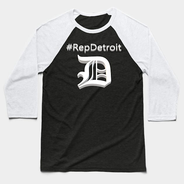 Represent Detriot Baseball T-Shirt by RedRiver